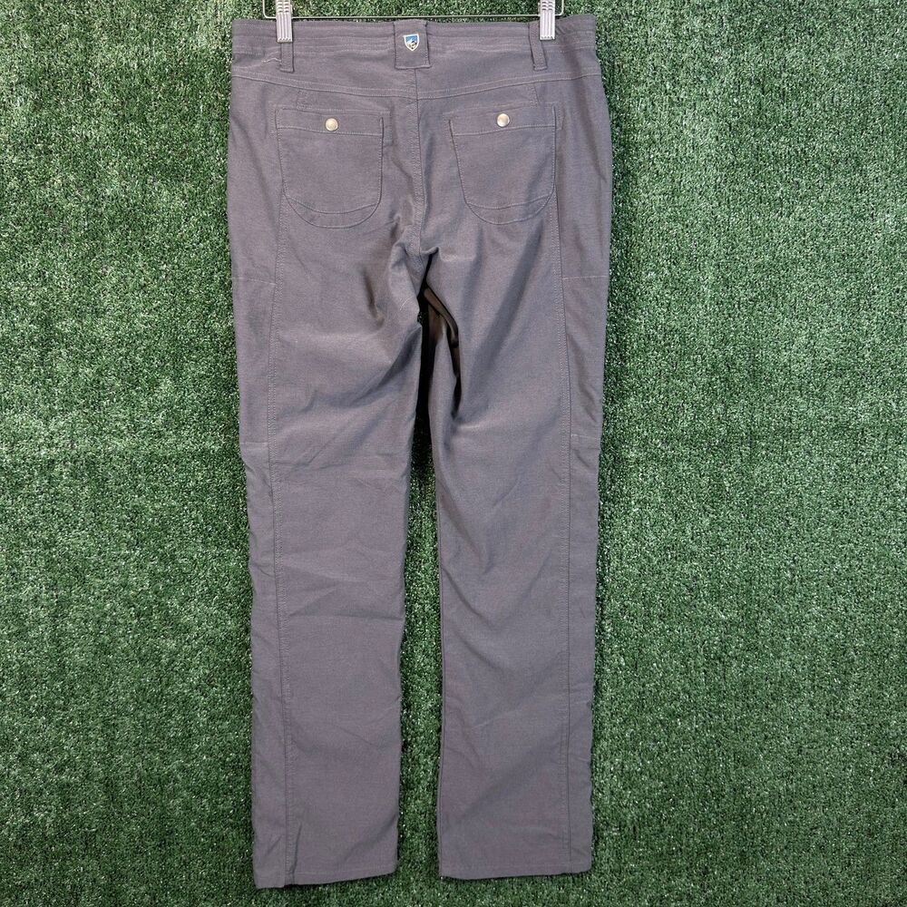 Kuhl Women Legendary Pants Size 10(33x31) Gray Outdoor Hiking Straight Leg Nylon